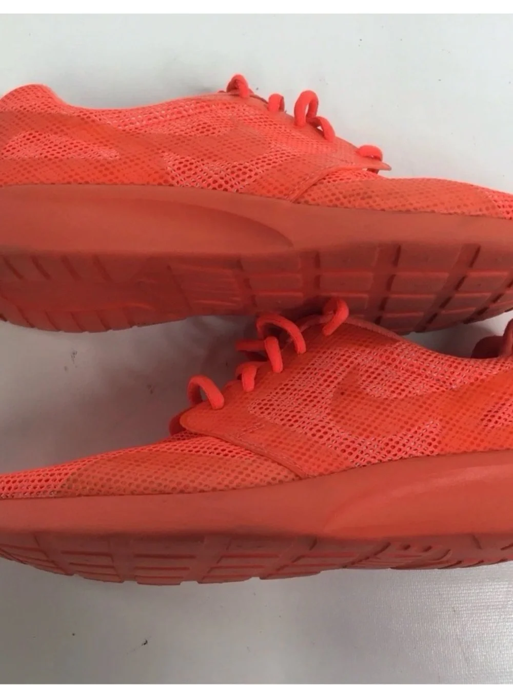 Nike Women's Neon Orange Mesh Running Shoes